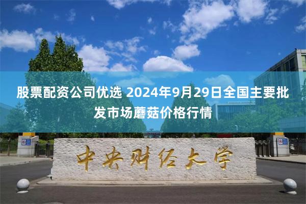 股票配资公司优选 2024年9月29日全国主要批发市场蘑菇价格行情