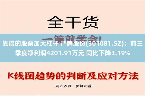 靠谱的股票加大杠杆 严牌股份(301081.SZ)：前三季度净利润4201.91万元 同比下降3.19%