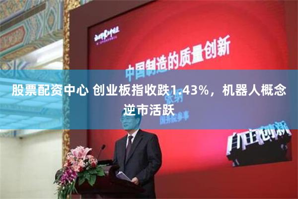 股票配资中心 创业板指收跌1.43%，机器人概念逆市活跃